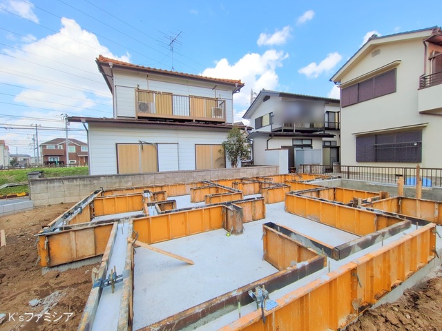 さいたま市見沼区大字小深作の新築戸建て基礎写真 2025年4月12日撮影
