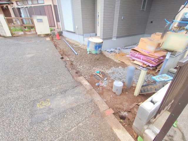 さいたま市見沼区大字小深作の新築戸建て外構写真 2025年6月26日撮影