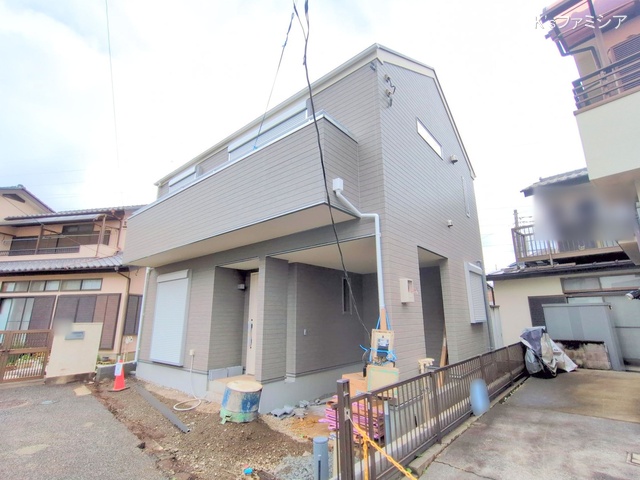 さいたま市見沼区大字小深作の新築戸建て外構写真 2025年6月26日撮影