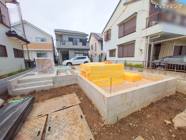 さいたま市見沼区大字蓮沼の新築戸建て基礎写真 2025年7月17日撮影