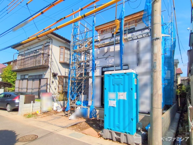 さいたま市見沼区大字蓮沼の新築戸建てシート写真 2025年8月18日撮影