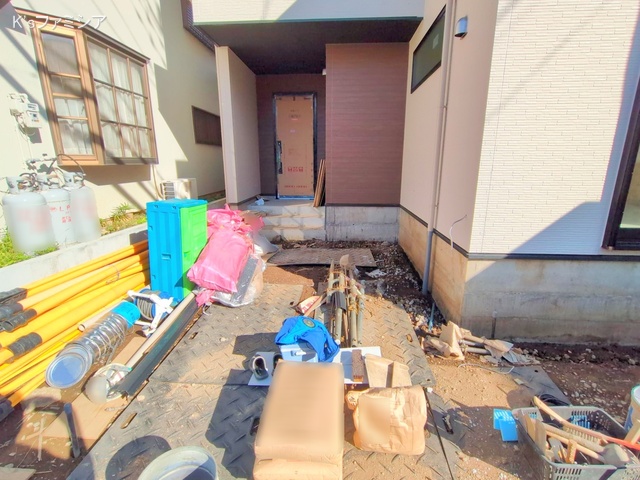 さいたま市見沼区大字蓮沼の新築戸建て外構写真 2025年9月24日撮影