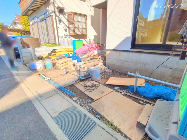 さいたま市見沼区大字蓮沼の新築戸建て外構写真 2025年9月24日撮影