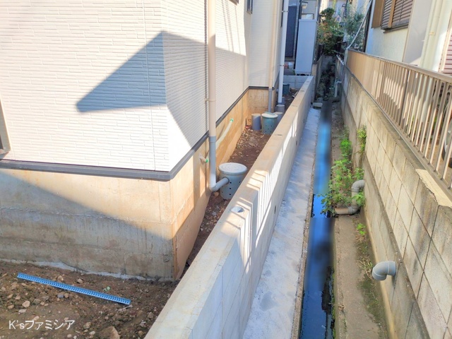 さいたま市見沼区大字蓮沼の新築戸建て外構写真 2025年9月24日撮影