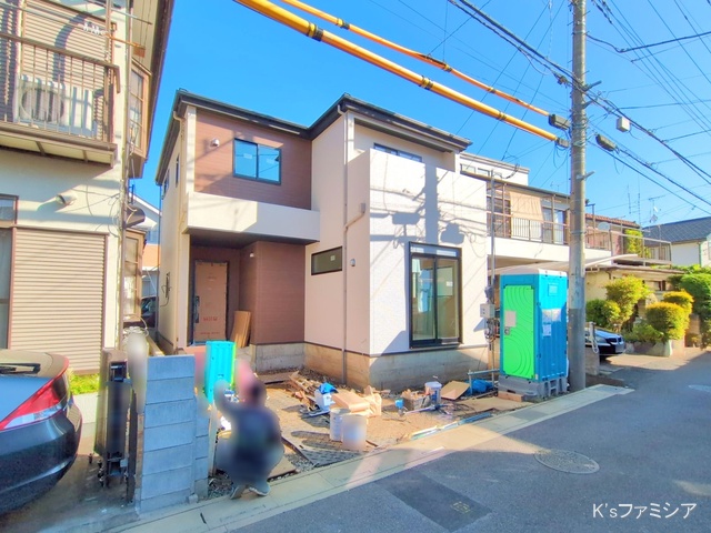 さいたま市見沼区大字蓮沼の新築戸建て外構写真 2025年9月24日撮影