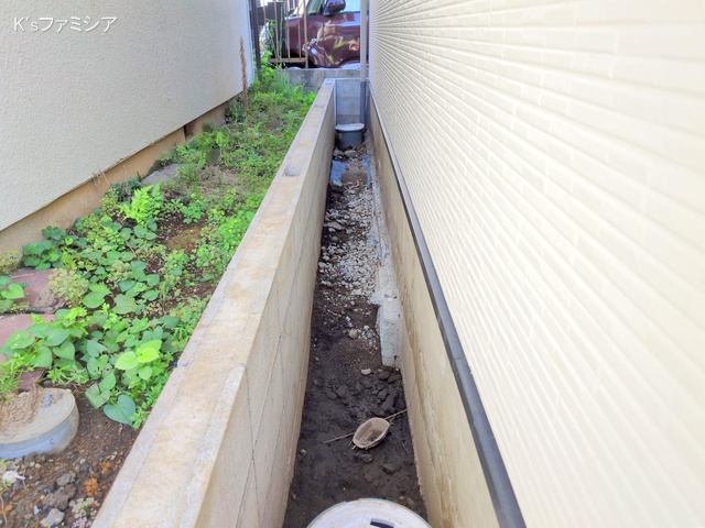 さいたま市見沼区大字蓮沼の新築戸建て外構写真 2025年9月24日撮影