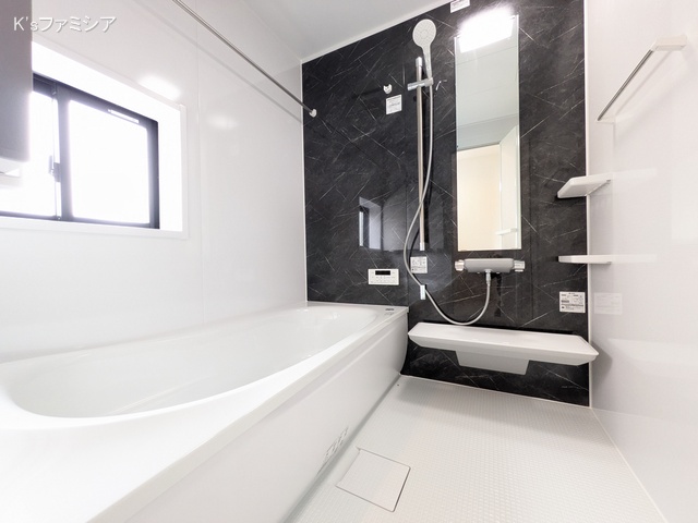 桶川市大字加納の新築戸建てお風呂写真 2025年9月12日撮影