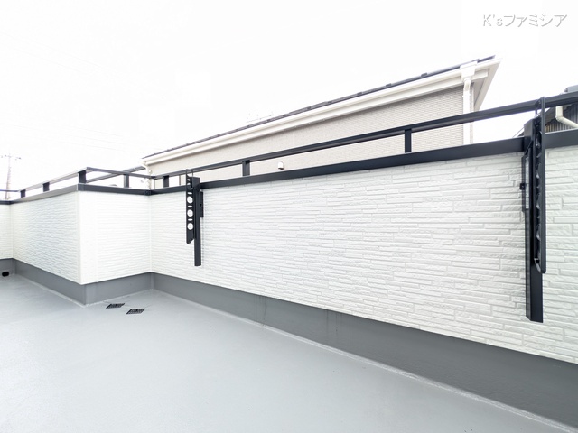 桶川市大字加納の新築戸建てバルコニー写真 2025年9月12日撮影