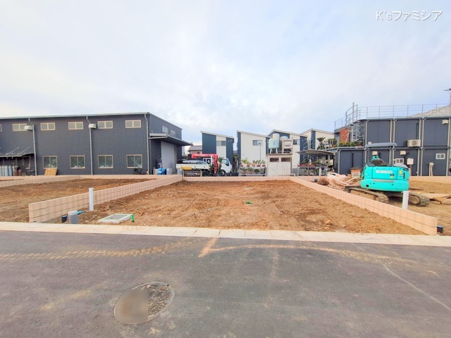 桶川市大字加納の新築戸建て更地・土地写真 2024年12月11日撮影