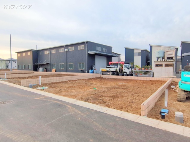 桶川市大字加納の新築戸建て更地・土地写真 2024年12月11日撮影