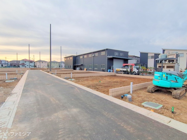 桶川市大字加納の新築戸建て更地・土地写真 2024年12月11日撮影