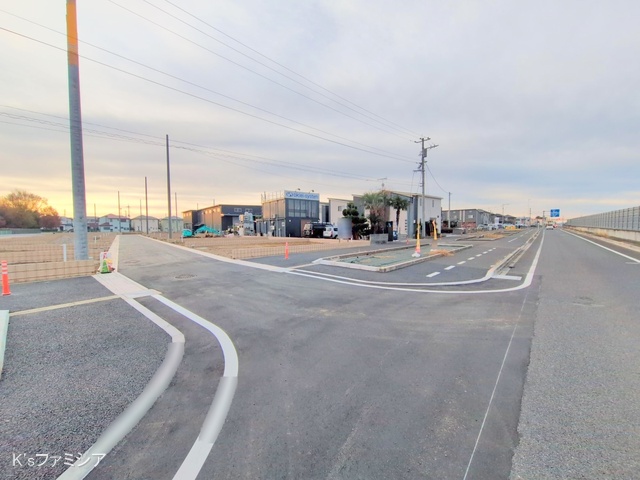 桶川市大字加納の新築戸建て更地・土地写真 2024年12月11日撮影