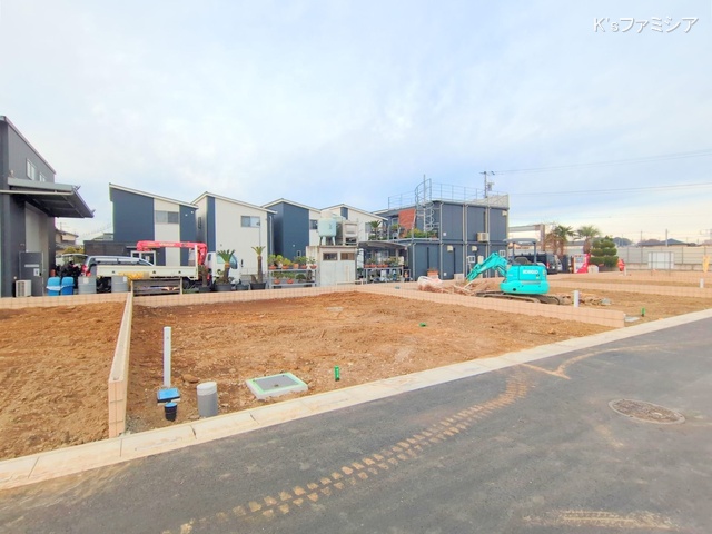 桶川市大字加納の新築戸建て更地・土地写真 2024年12月11日撮影