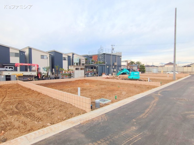 桶川市大字加納の新築戸建て更地・土地写真 2024年12月11日撮影