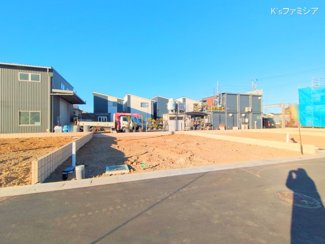 桶川市大字加納の新築戸建て更地・土地写真 2025年2月10日撮影