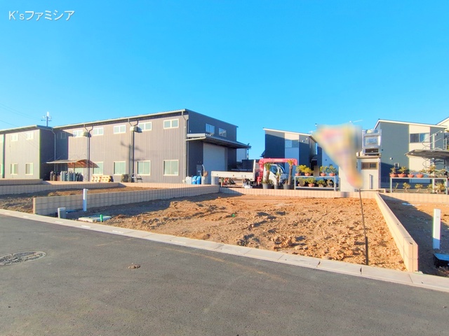 桶川市大字加納の新築戸建て更地・土地写真 2025年2月10日撮影