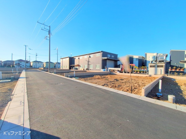 桶川市大字加納の新築戸建て更地・土地写真 2025年2月10日撮影