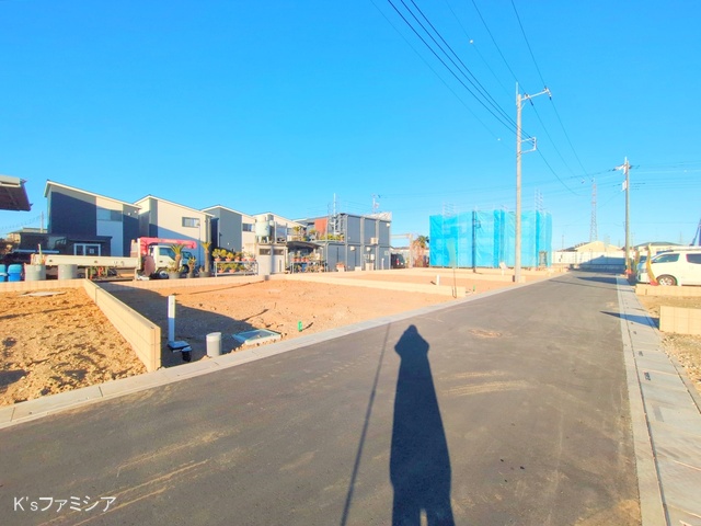 桶川市大字加納の新築戸建て更地・土地写真 2025年2月10日撮影