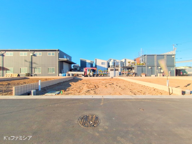 桶川市大字加納の新築戸建て更地・土地写真 2025年2月10日撮影