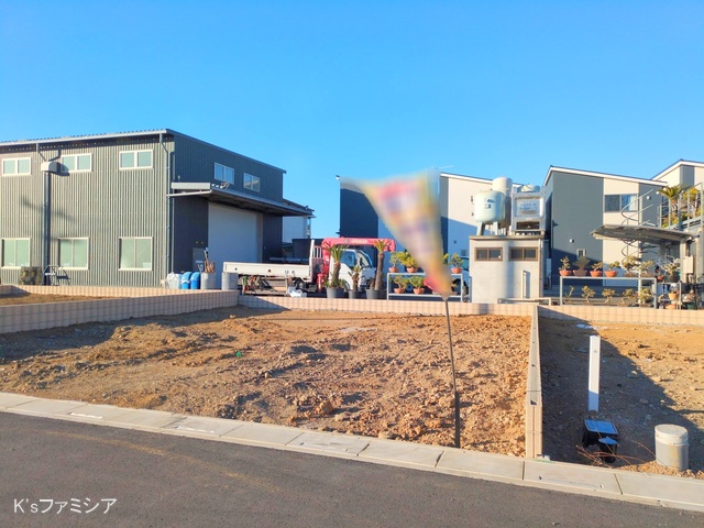 桶川市大字加納の新築戸建て更地・土地写真 2025年2月10日撮影