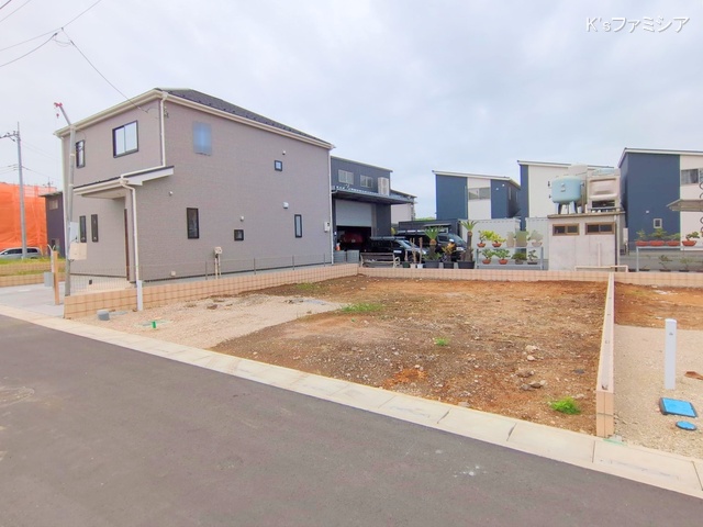 桶川市大字加納の新築戸建て更地・土地写真 2025年5月9日撮影