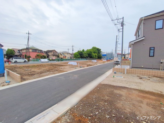 桶川市大字加納の新築戸建て更地・土地写真 2025年5月9日撮影