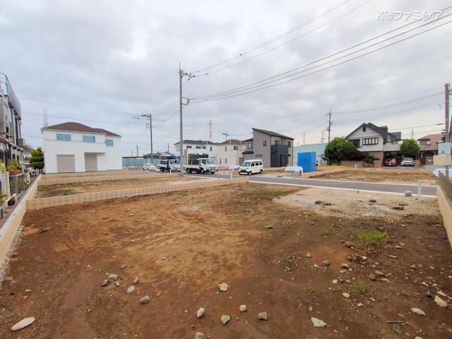 桶川市大字加納の新築戸建て更地・土地写真 2025年5月9日撮影