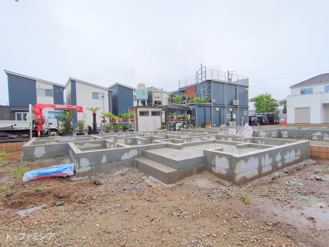 桶川市大字加納の新築戸建て基礎写真 2025年6月11日撮影