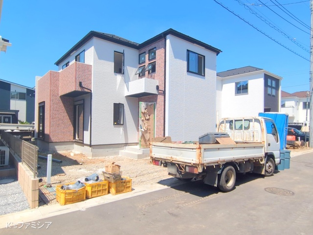 桶川市大字加納の新築戸建て外構写真 2025年7月29日撮影