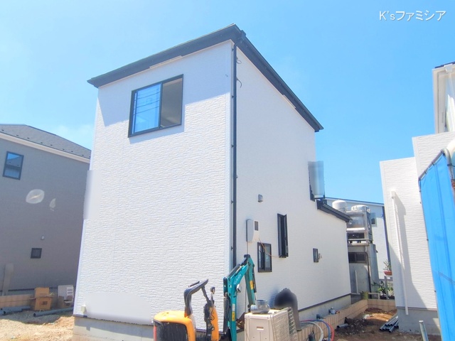 桶川市大字加納の新築戸建て外構写真 2025年7月29日撮影