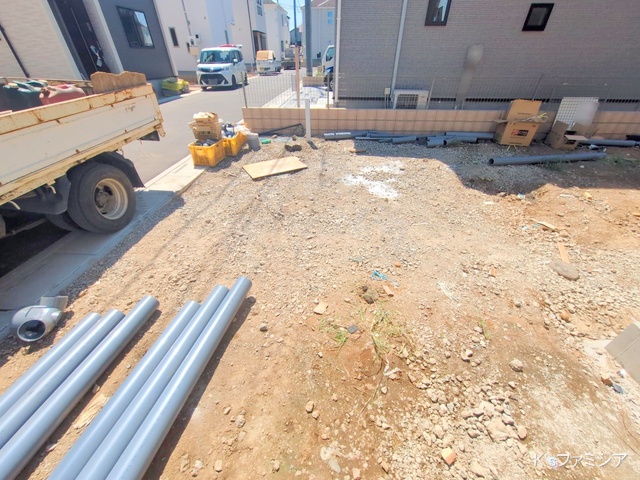 桶川市大字加納の新築戸建て外構写真 2025年7月29日撮影