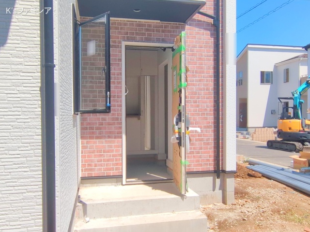 桶川市大字加納の新築戸建て外構写真 2025年7月29日撮影