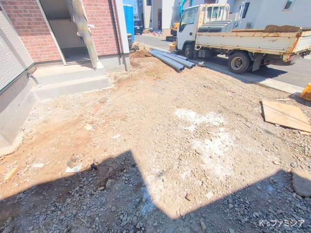 桶川市大字加納の新築戸建て外構写真 2025年7月29日撮影