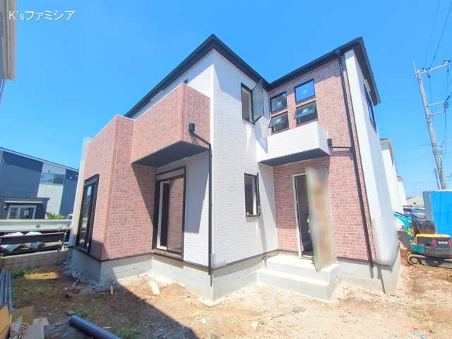 桶川市大字加納の新築戸建て外構写真 2025年7月29日撮影