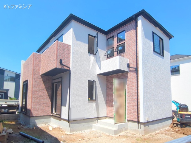 桶川市大字加納の新築戸建て外構写真 2025年7月29日撮影