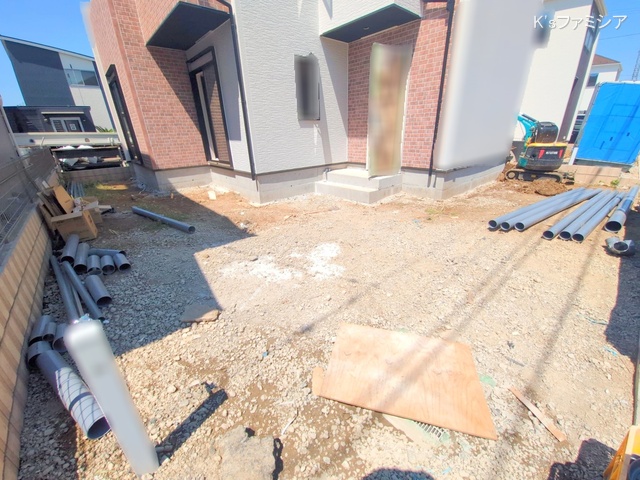 桶川市大字加納の新築戸建て外構写真 2025年7月29日撮影