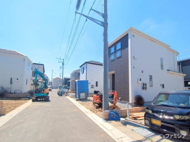 桶川市大字加納の新築戸建て外構写真 2025年7月29日撮影