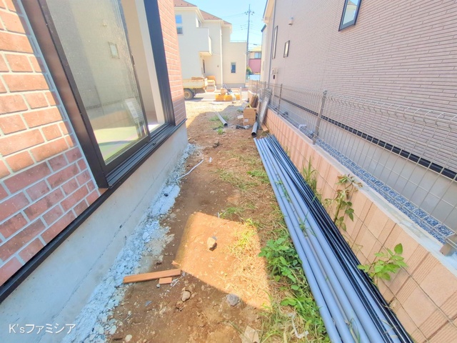 桶川市大字加納の新築戸建て外構写真 2025年7月29日撮影