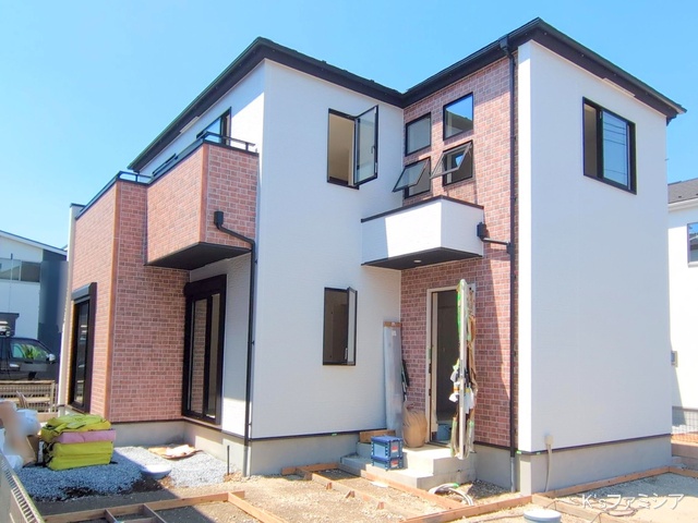 桶川市大字加納の新築戸建て外構写真 2025年8月19日撮影