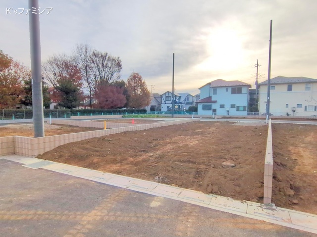 桶川市大字加納の新築戸建て更地・土地写真 2024年12月11日撮影