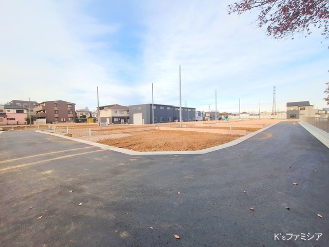 桶川市大字加納の新築戸建て更地・土地写真 2024年12月11日撮影