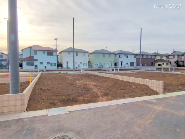 桶川市大字加納の新築戸建て更地・土地写真 2024年12月11日撮影