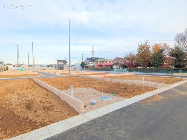 桶川市大字加納の新築戸建て更地・土地写真 2024年12月11日撮影