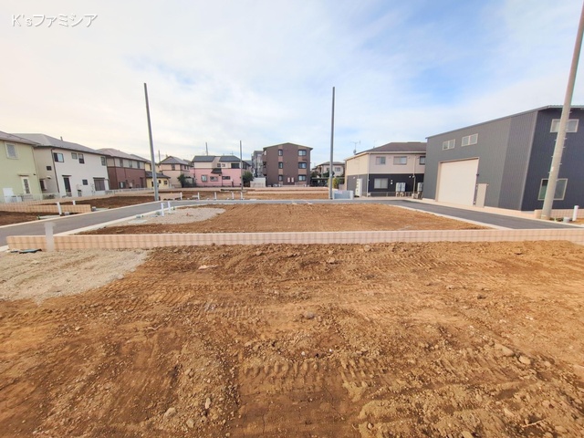 桶川市大字加納の新築戸建て更地・土地写真 2024年12月11日撮影