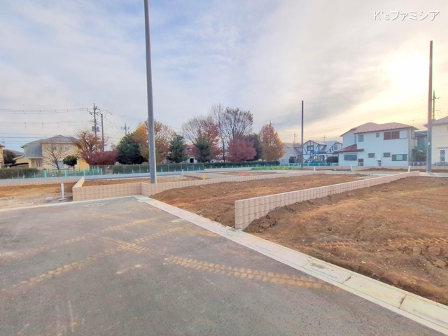 桶川市大字加納の新築戸建て更地・土地写真 2024年12月11日撮影