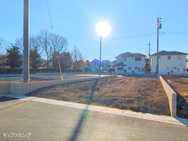 桶川市大字加納の新築戸建て更地・土地写真 2025年2月10日撮影