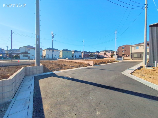 桶川市大字加納の新築戸建て更地・土地写真 2025年2月10日撮影