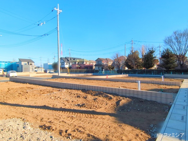 桶川市大字加納の新築戸建て更地・土地写真 2025年2月10日撮影