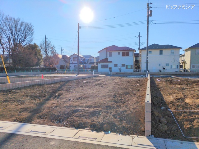 桶川市大字加納の新築戸建て更地・土地写真 2025年2月10日撮影