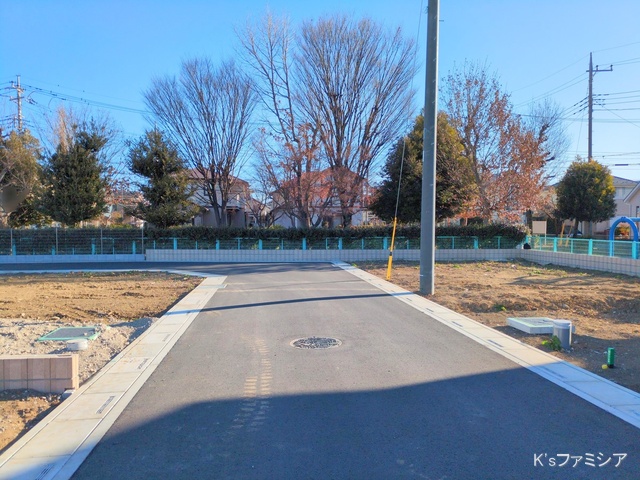 桶川市大字加納の新築戸建て更地・土地写真 2025年2月10日撮影